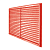 Решетка радиаторная НГН 600*1200 (горизонтальные жалюзи) (красное дерево)